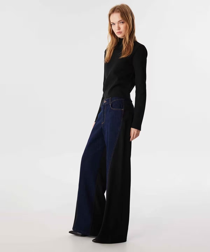 YENİ İPEKYOL TWIST KADIN COLORBLOCK JEAN PANTOLON TW6240018028