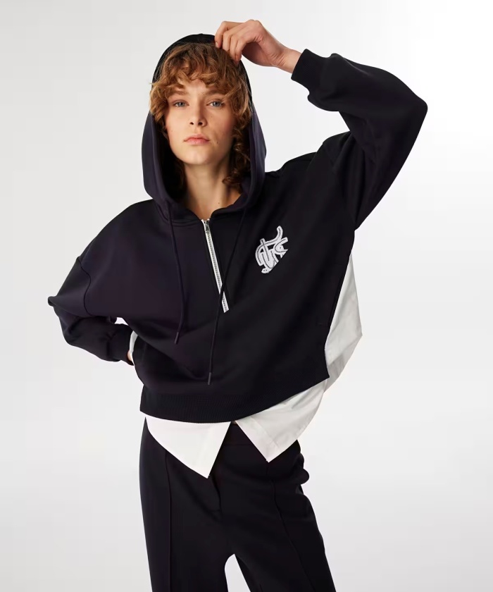 YENİ İPEKYOL TWIST KADIN LOGO NAKIŞLI SWEATSHIRT TW6240091065