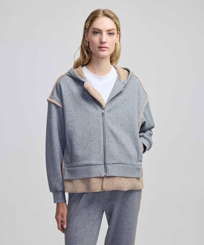 YENİ İPEKYOL KADIN Colorblock scuba sweatshirt IW6240091047