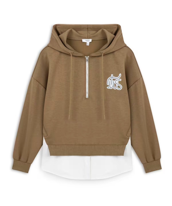 YENİ İPEKYOL TWIST KADIN LOGO NAKIŞLI SWEATSHIRT TW6240091065