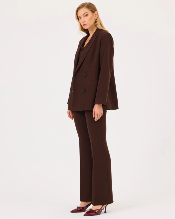 YENİ SEÇİL KADIN düğme detaylı cepli blazer ceket 10002421110003