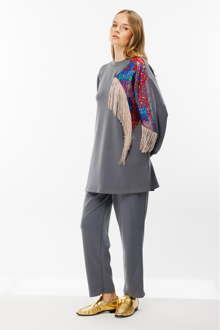 YENİ Ghisa Brokar Kumaş Mixli Takım 5KGSTKM4747
