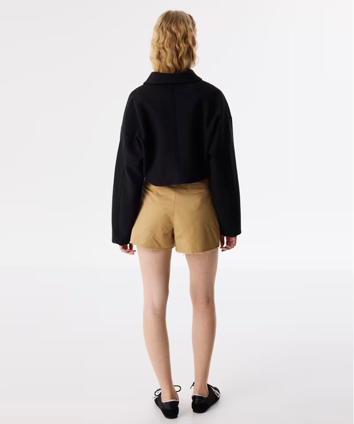 YENİ İPEKYOL TWIST KADIN CROP GÖMLEK CEKET TS1250005043