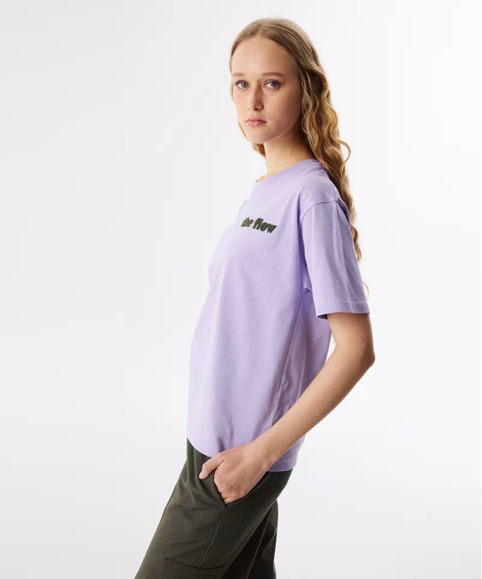 YENİ İPEKYOL TWIST KADIN SLOGAN NAKIŞLI T-SHIRT TS1250070089