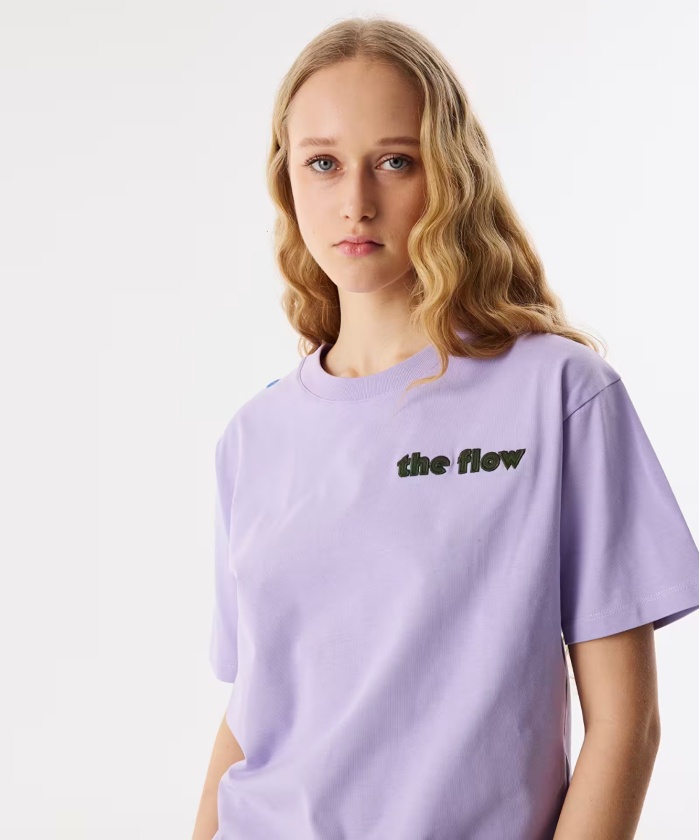 YENİ İPEKYOL TWIST KADIN SLOGAN NAKIŞLI T-SHIRT TS1250070089