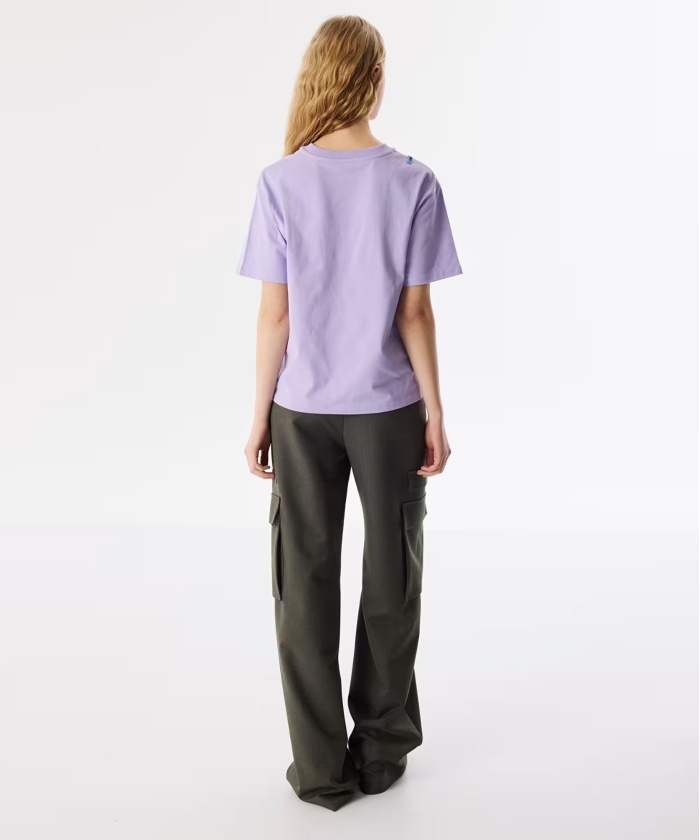 YENİ İPEKYOL TWIST KADIN SLOGAN NAKIŞLI T-SHIRT TS1250070089