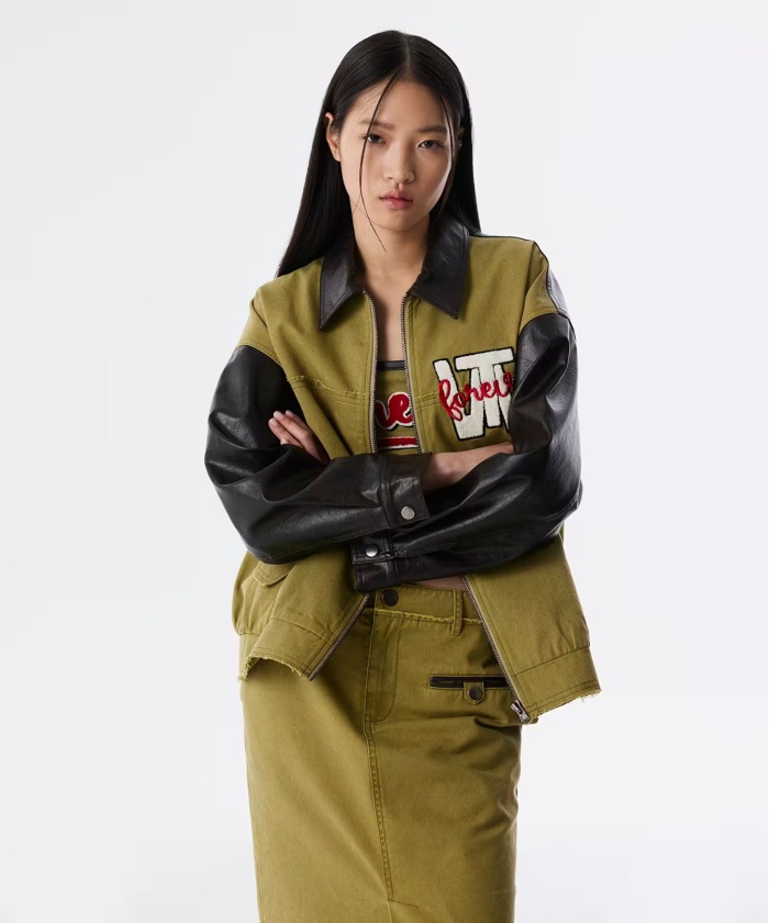 YENİ İPEKYOL TWIST KADIN SUNİ DERİ MIX NON DENİM CEKET TS1250005066