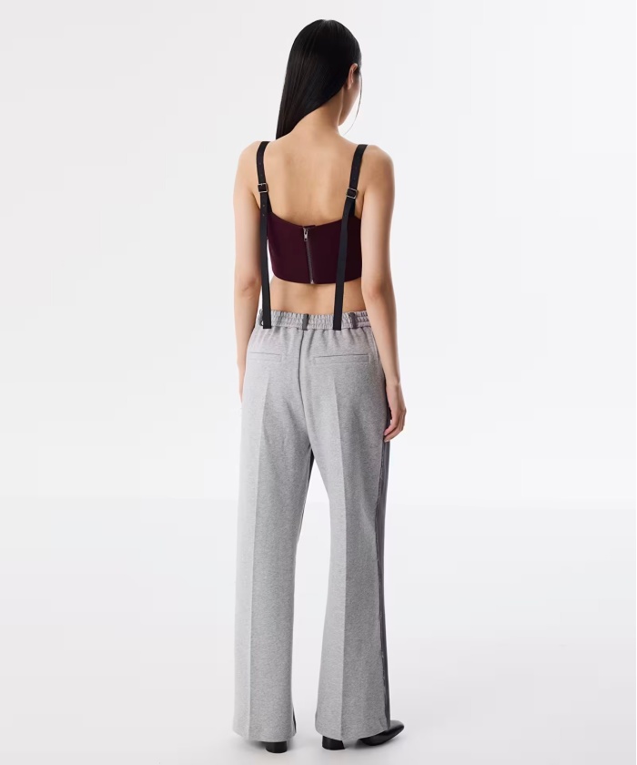 YENİ İPEKYOL TWIST KADIN KUMAŞ MIX WIDE LEG FİT PANTOLON TS1250003087