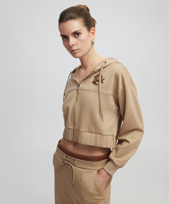 YENİ İPEKYOL KADIN Monogram aplikeli sweatshirt IS1250091020
