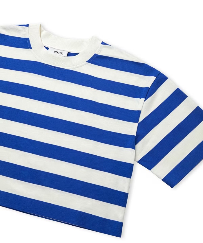 YENİ İPEKYOL KADIN Çizgili crop tişört IS1250070106