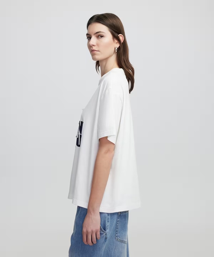 YENİ İPEKYOL KADIN Denim aplikeli tişört IS1250070058