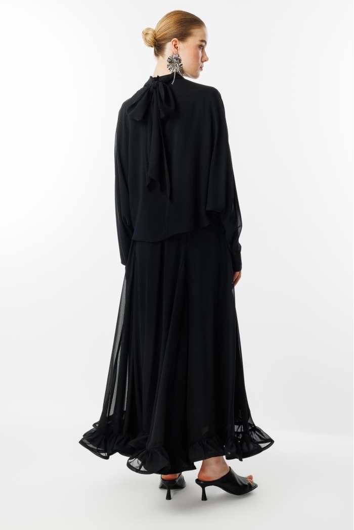 YENİ GHİSA KADIN ŞİFON TAKIM 25YGSTKM1860