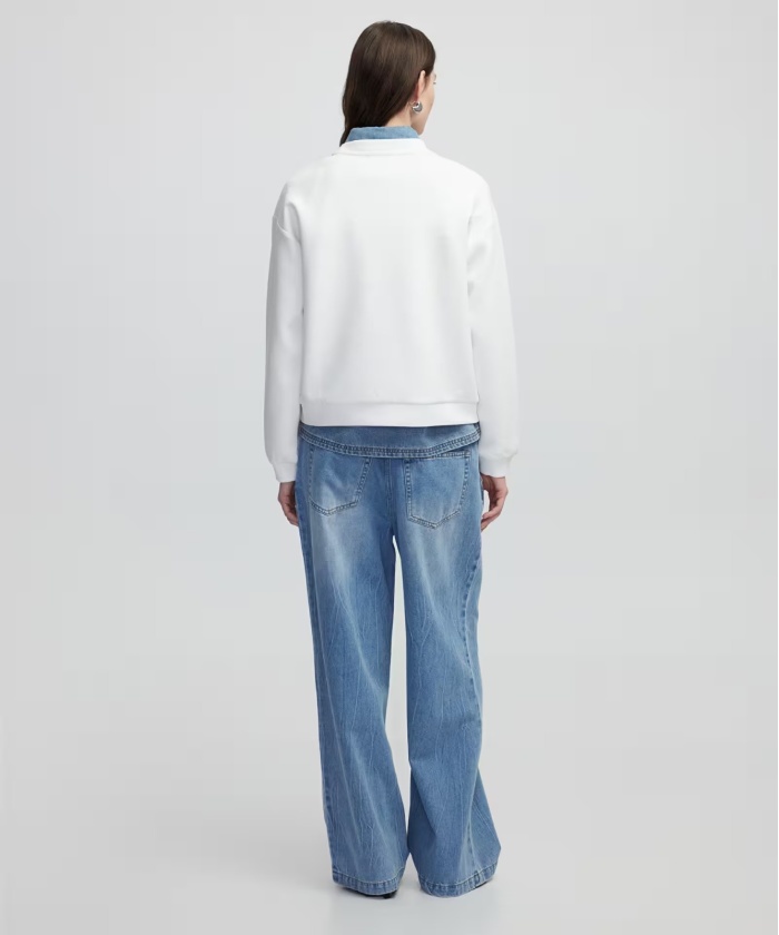 YENİ İPEKYOL KADIN Nakışlı sweatshirt IS1250091012