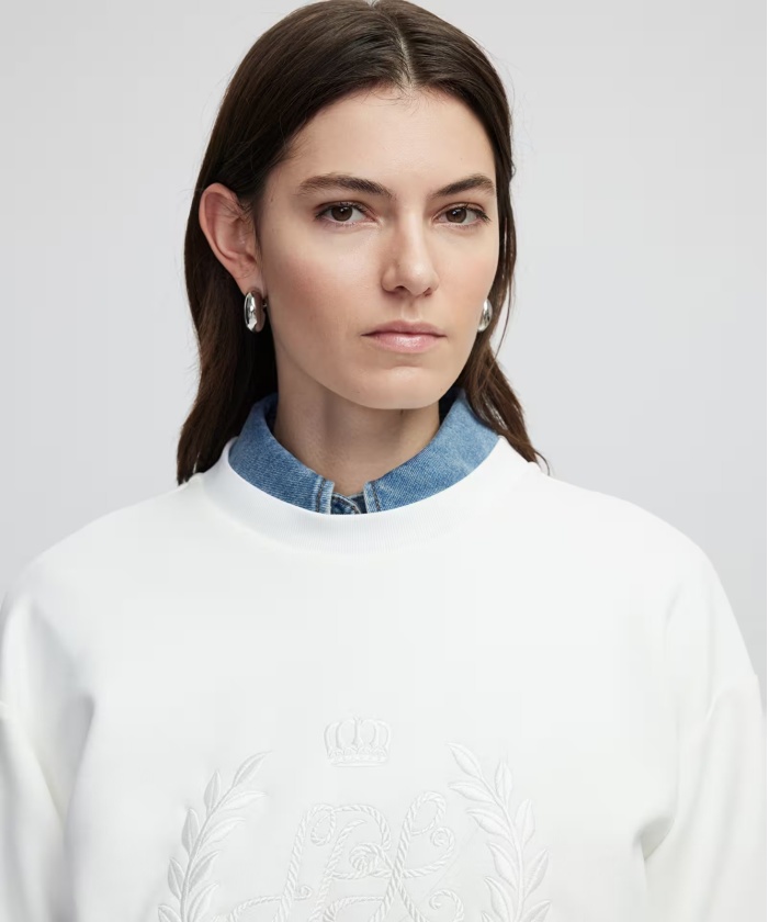 YENİ İPEKYOL KADIN Nakışlı sweatshirt IS1250091012