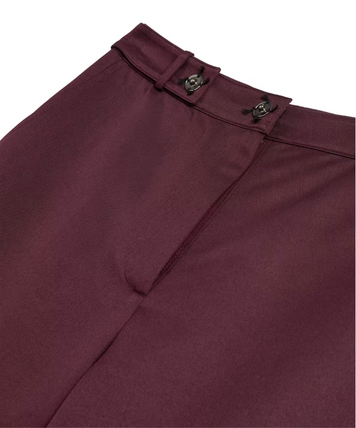 YENİ İPEKYOL TWIST KADIN METAL AKSESUARLI WIDE LEG FİT PANTOLON TS1250003113
