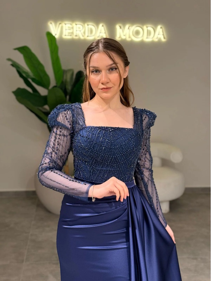 YENİ VERDA MODA KADIN VEFA ABİYE ELBİSE VEFA