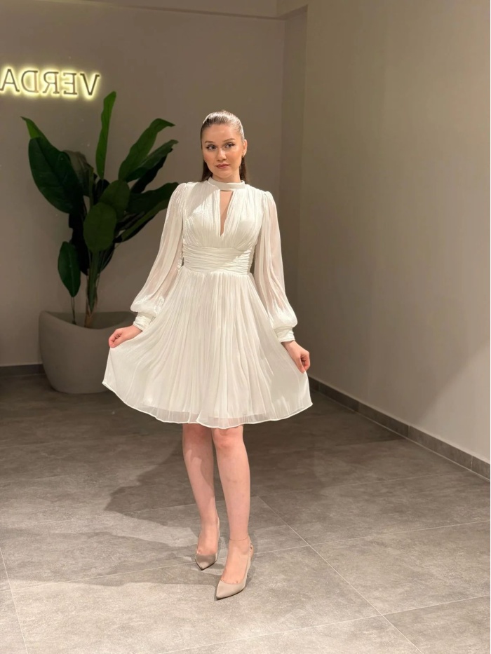 YENİ VERDA MODA KADIN TİVAT ABİYE ELBİSE TİVAT