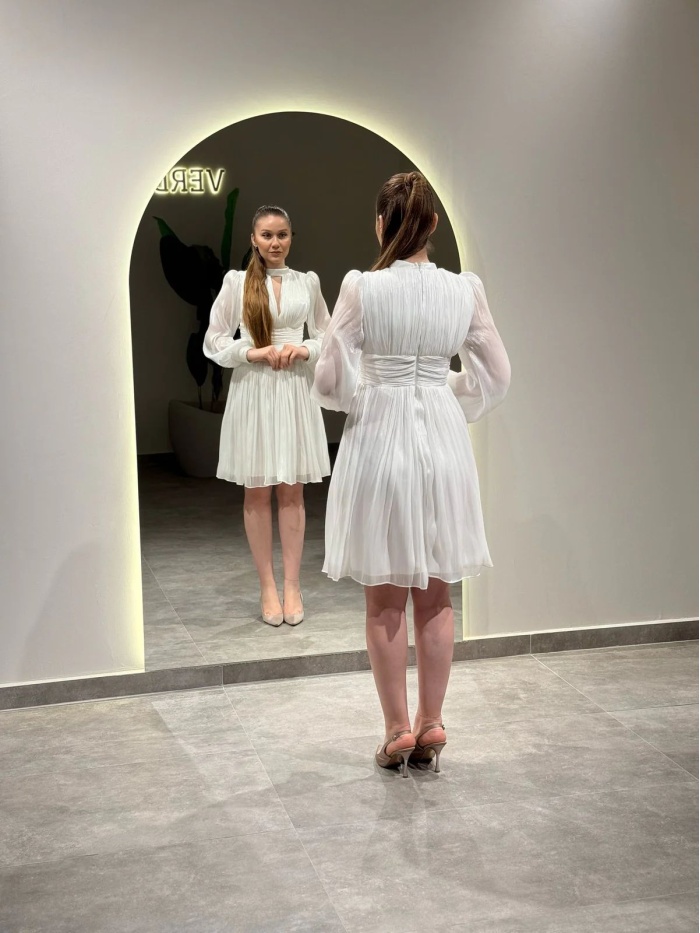 YENİ VERDA MODA KADIN TİVAT ABİYE ELBİSE TİVAT