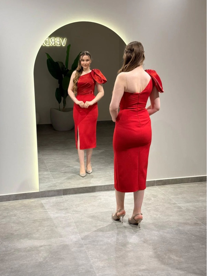 YENİ VERDA MODA KADIN TEDRA ABİYE ELBİSE TEDRA