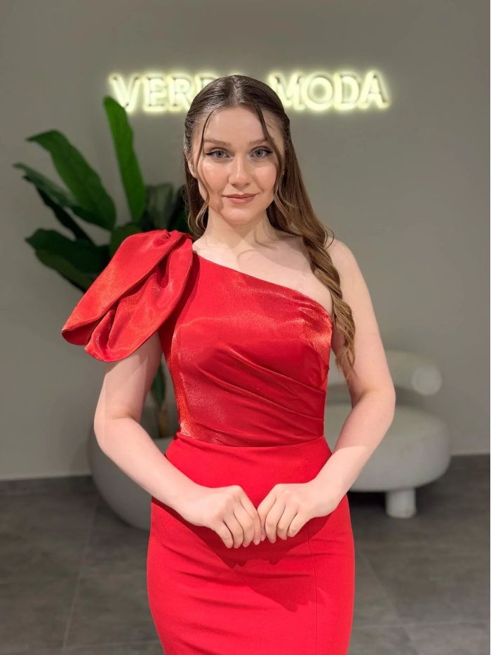 YENİ VERDA MODA KADIN TEDRA ABİYE ELBİSE TEDRA
