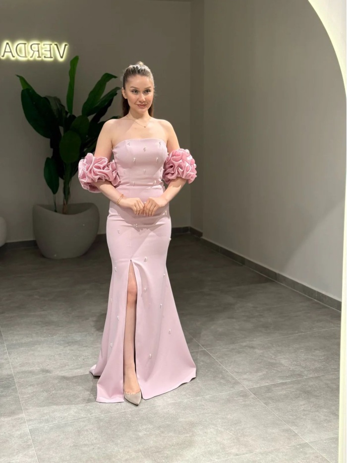 YENİ VERDA MODA KADIN DİEGA ABİYE ELBİSE DİEGA