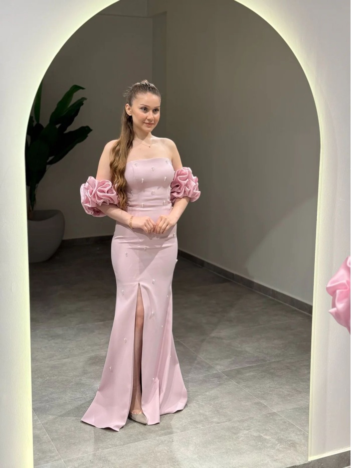 YENİ VERDA MODA KADIN DİEGA ABİYE ELBİSE DİEGA