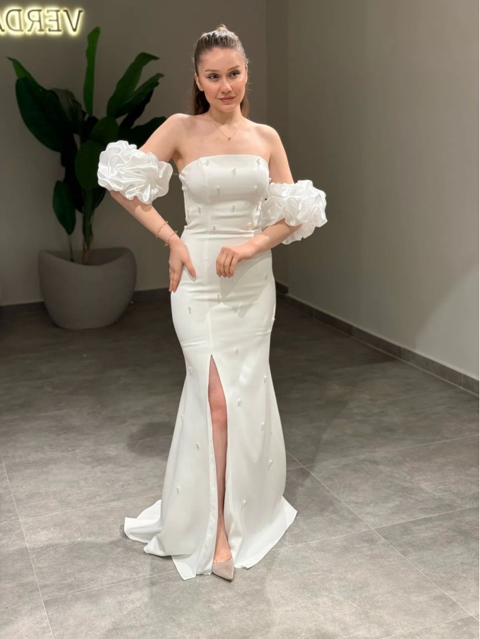 YENİ VERDA MODA KADIN DİEGA ABİYE ELBİSE DİEGA