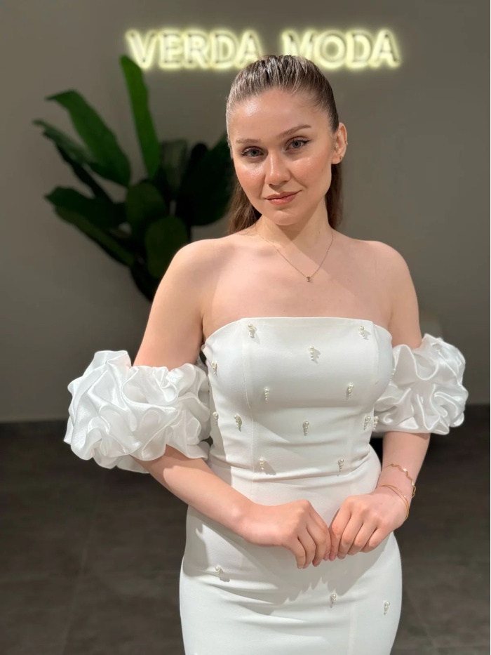 YENİ VERDA MODA KADIN DİEGA ABİYE ELBİSE DİEGA