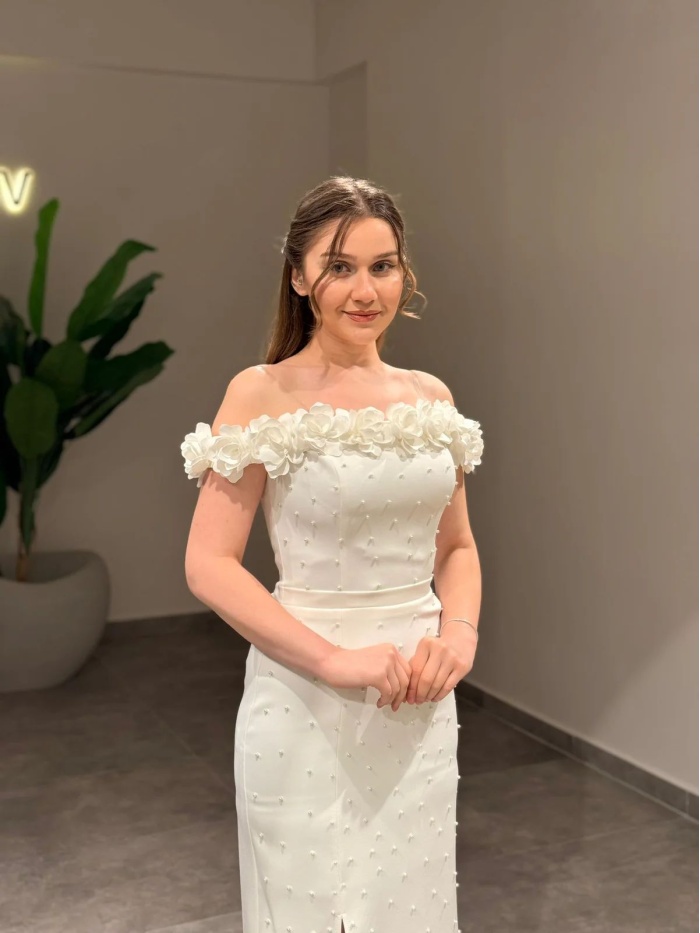 YENİ VERDA MODA KADIN AYPERİ ABİYE ELBİSE AYPERİ
