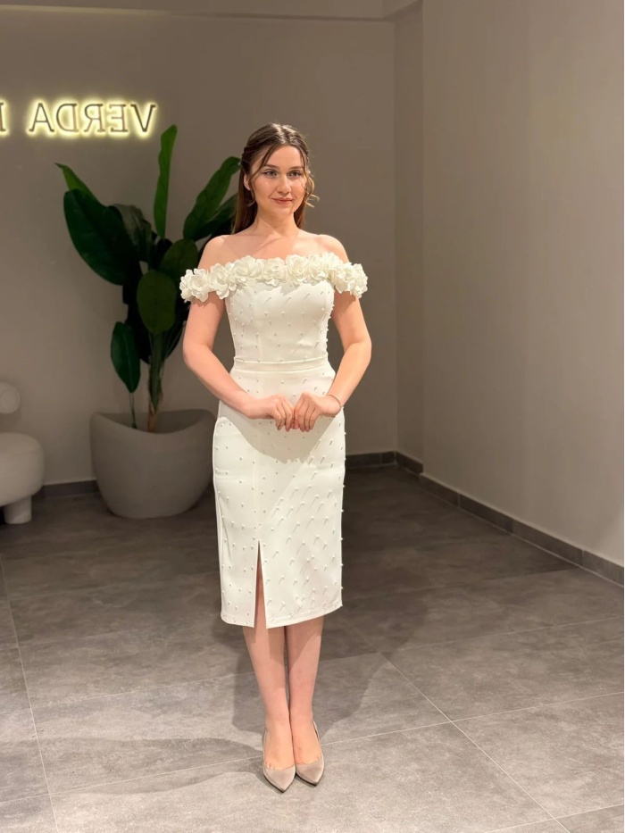 YENİ VERDA MODA KADIN AYPERİ ABİYE ELBİSE AYPERİ