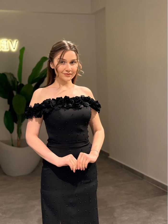 YENİ VERDA MODA KADIN AYPERİ ABİYE ELBİSE AYPERİ