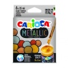 Carioca Metalik Yıkanabilir Tempera Suluboya 6lı
