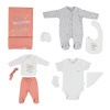 Bibaby Organik Hastane Çıkışı 10lu Sweet Time Kar Melanj - Kiremit 0-3 Ay