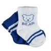 Bibaby Organik Çorap Soket 2li Bear Saks 24-36Ay