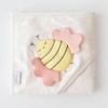 Bibaby Havlu Happy Bee Ekru - Pembe