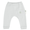 Bibaby Organik Pantolon Patiksiz Basic Nature Beyaz 9-12 Ay