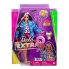Barbie Extra Ekose Ceketli Bebek