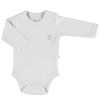 Bibaby Organik Body Uzun Kol Basic Nature Beyaz 18-24Ay