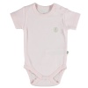 Bibaby Organik Body Kısa Kol Basic Nature Pembe 18-24Ay