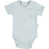 Bibaby Organik Body Kısa Kol Basic Nature Mavi 18-24Ay