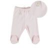 Bibaby Organik Pantolon Patikli Basic Nature Pembe 9-12 AY