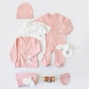 Bibaby Organik Hastane Çıkışı 10lu Live Color Rabbit Somon 0-3 Ay
