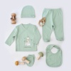 Bibaby Organik Hastane Çıkışı 5li Happy Always Yeşil 0-3 Ay