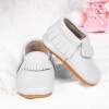 Ella Bonna Bebek Ayakkabısı Hakiki Deri Mokasen Beyaz 22