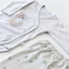 Bibaby Organik Zıbın Takımı Hug Me Bear Kar Melanj 3-6 Ay