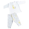 Tiffany 2li Takım Giraffe Theme Ekru 9-12 Ay