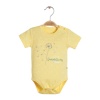 Bibaby Organik Body Fly Dandelions Sarı - Ekru 12-18Ay