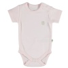 Bibaby Organik Body Kısa Kol Basic Nature Pembe 0-3 Ay