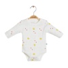 Bibaby Organik Body Moons Live Sarı - Gri Melanj 12-18Ay