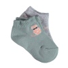 Bibaby Organik Çorap Soket 2li Cat Mint Gri 3-4Yaş